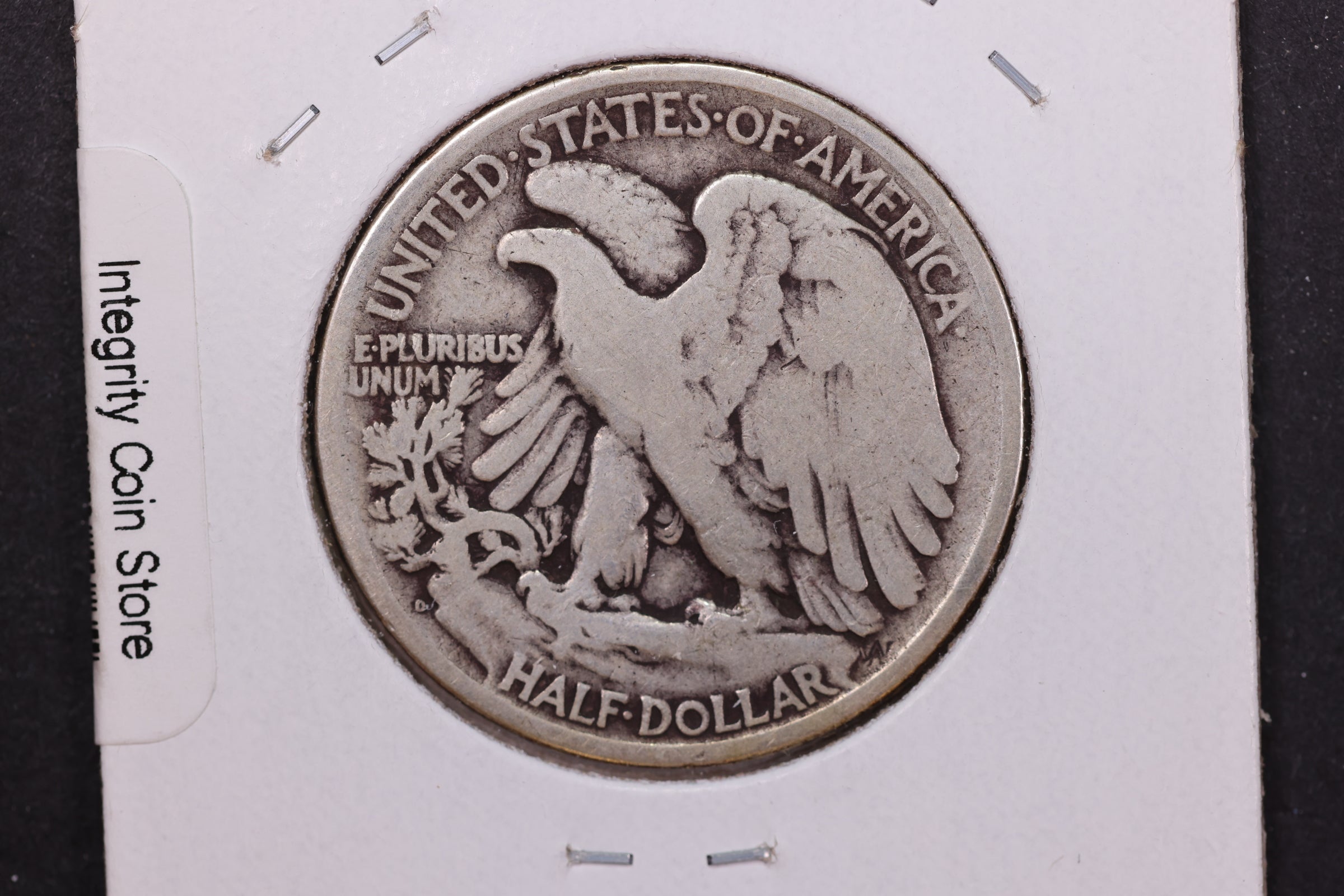 1918-D Walking Liberty Half Dollar. Circulated Condition. Store #12833