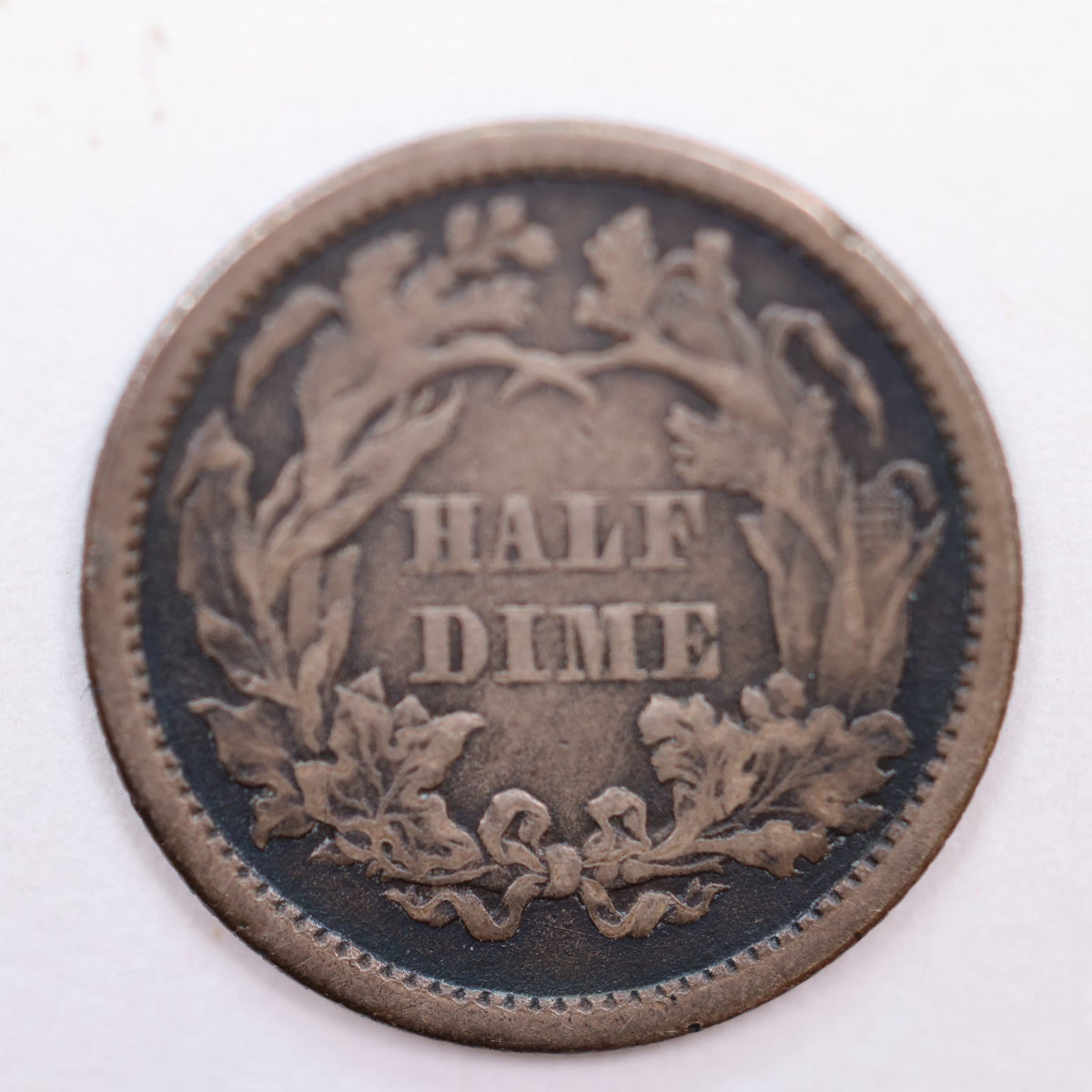 1868 Seated Liberty Silver Half Dime, Very Fine Circulated Coin, Store #HE060.