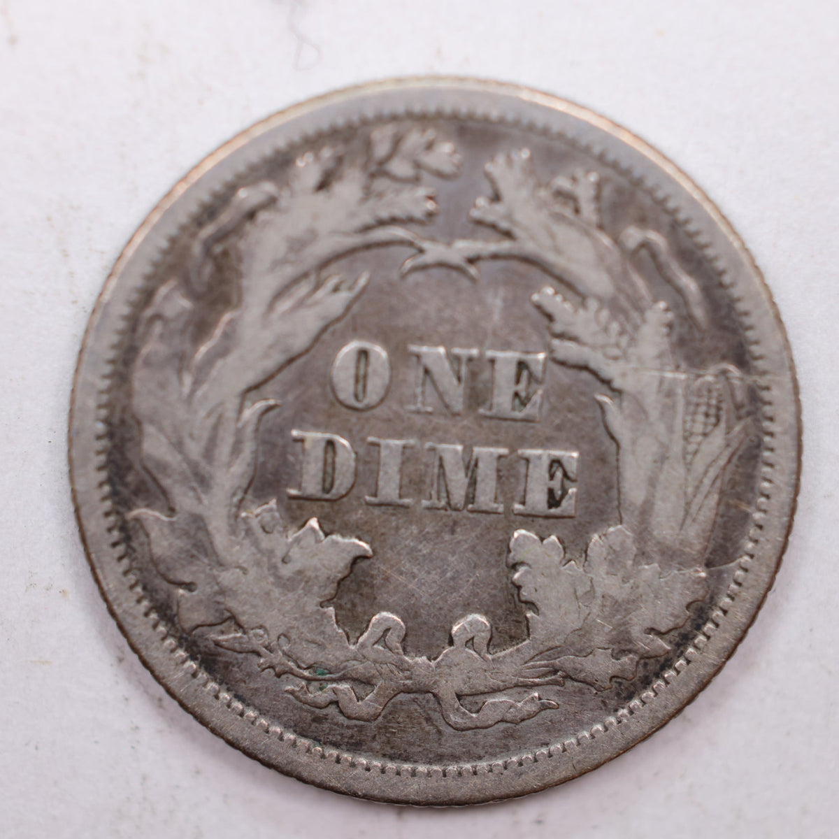 1870 Seated Liberty Silver Dime, Very Fine Circulated Coin, Store #DE008.