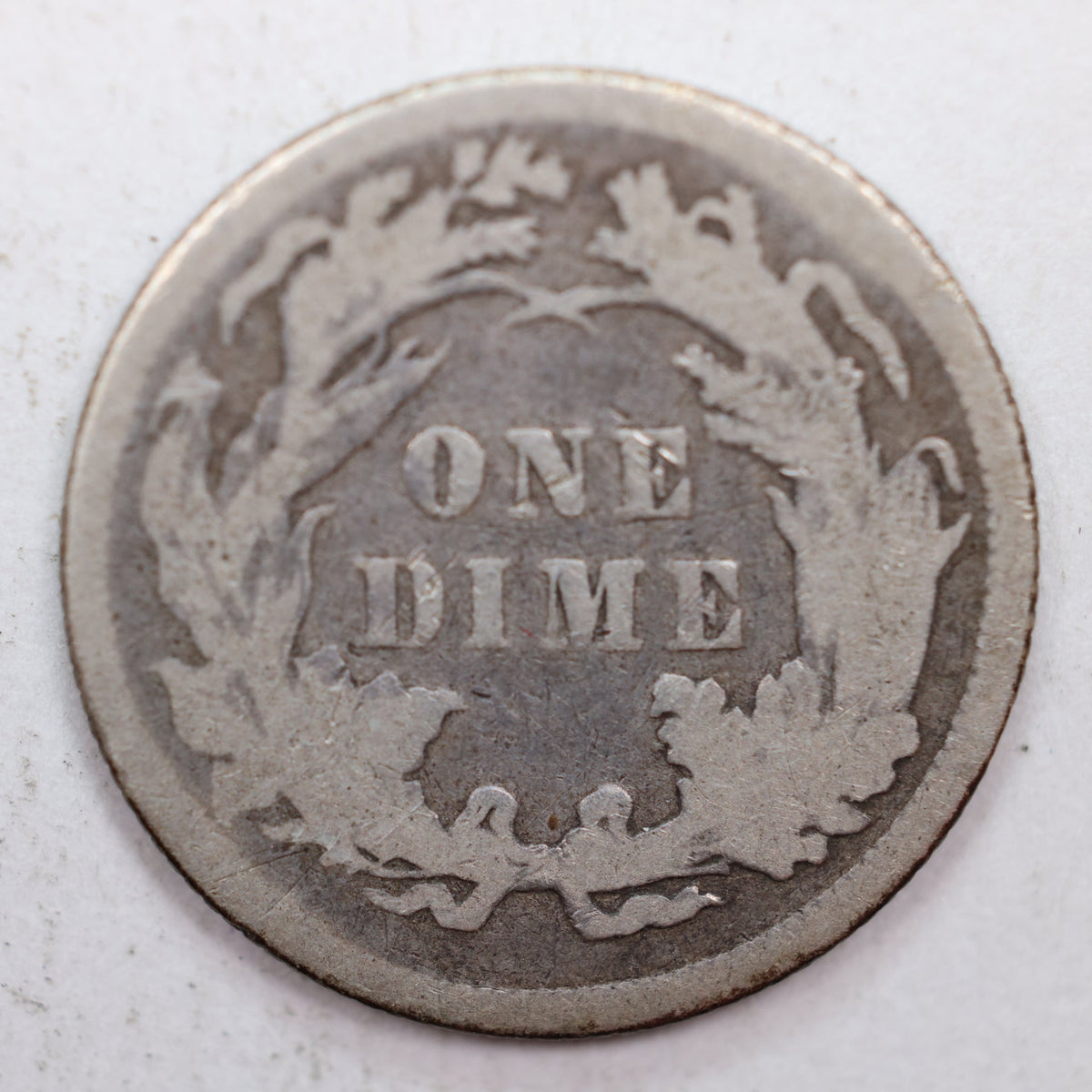 1880 Seated Liberty Silver Dime, Very Fine Circulated Coin, Store #DE017.