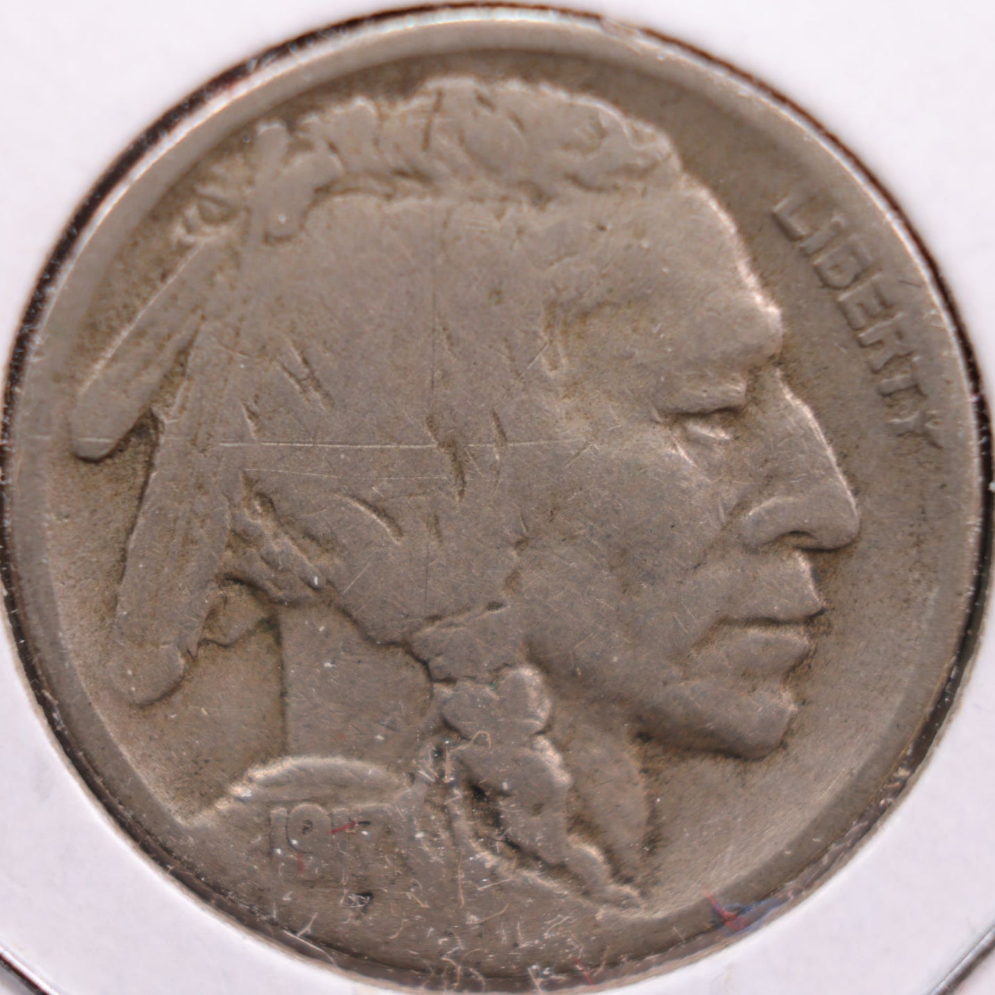 1917-S Buffalo Nickel, Very Good Circulated Coin, Store #NL379