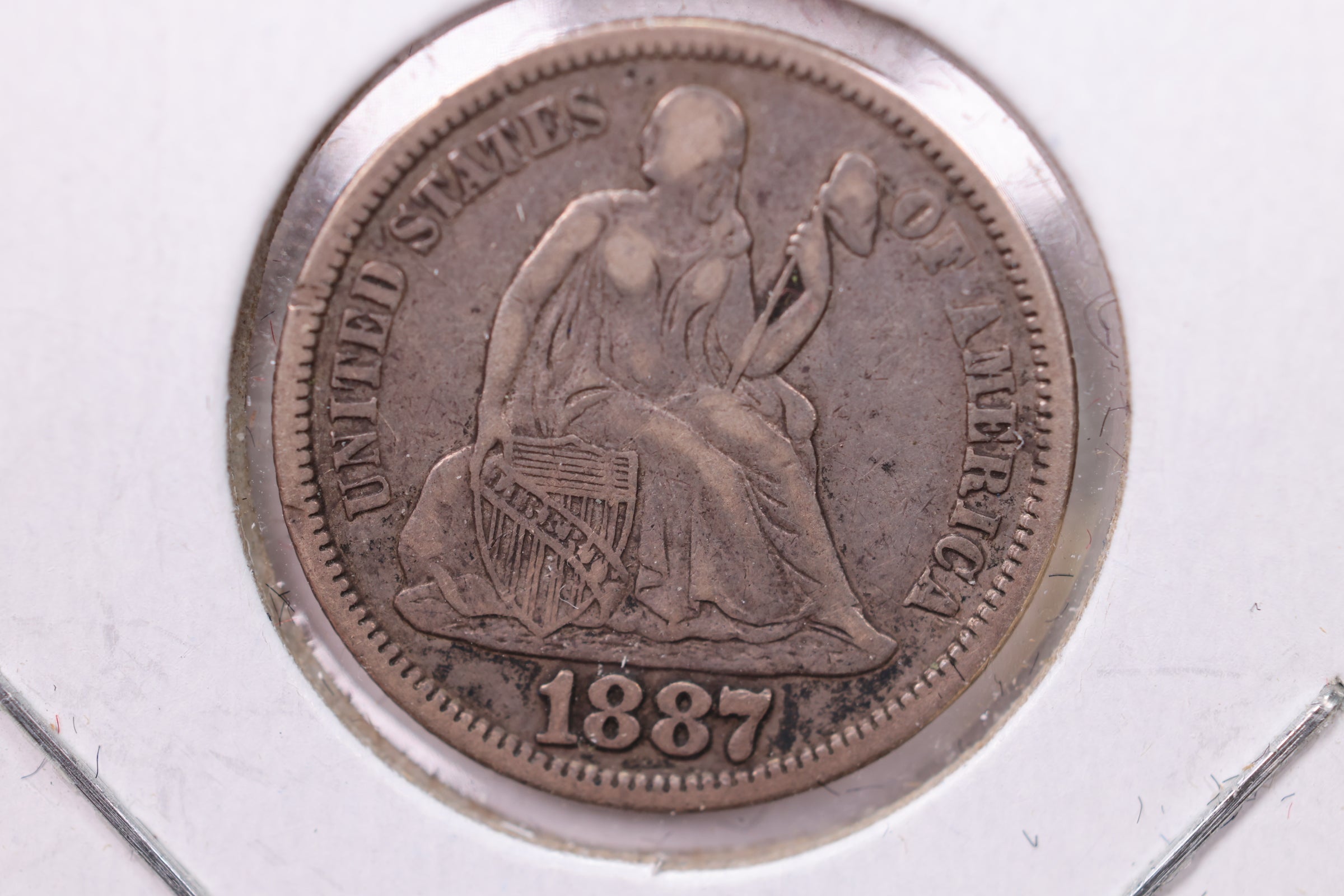 1887-S Seated Liberty Silver Dime., X.F., Store Sale #19155