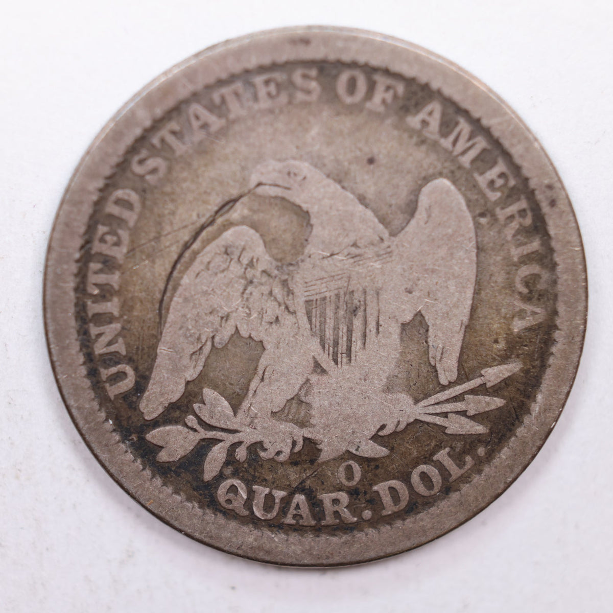 1840-O Seated Liberty Quarter, Very Good Detailed Coin, Store #QR004.