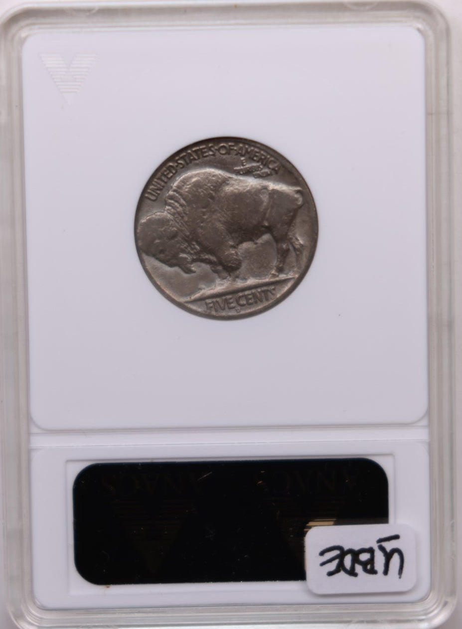 1918/7-D Buffalo Nickel, 'RARE' Overdate, ANACS Very Fine Details, #NL850.