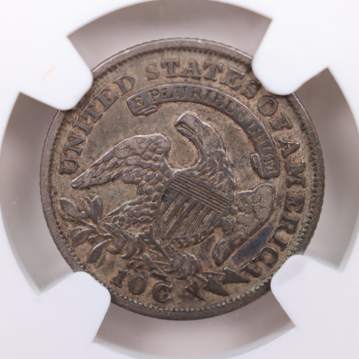 1830 Cap Bust Silver Dime, NGC VF-35, Circulated Coin, Store #DE1006.