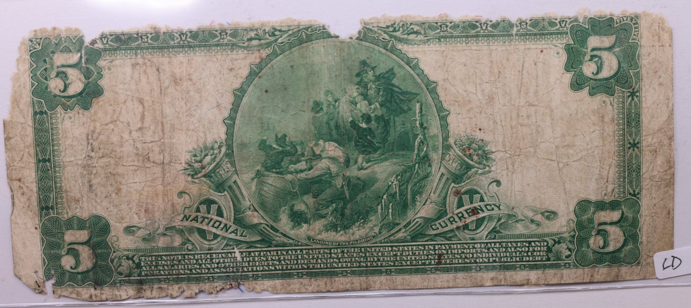 1902 $5, National Bank, CHATHAM PHENIX, NY., 10778., Circulated., Store #LNB001