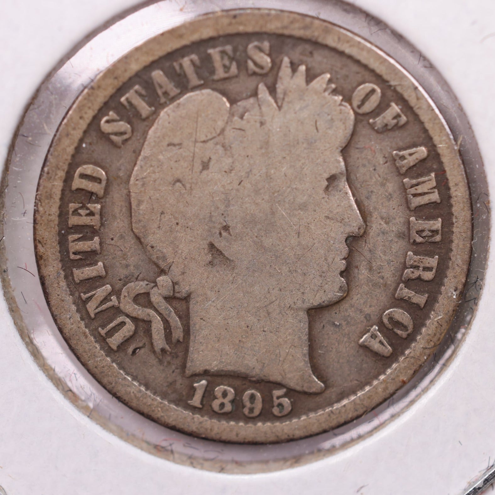 1895-S Barber Silver Dime., Good., Store Sale #19251