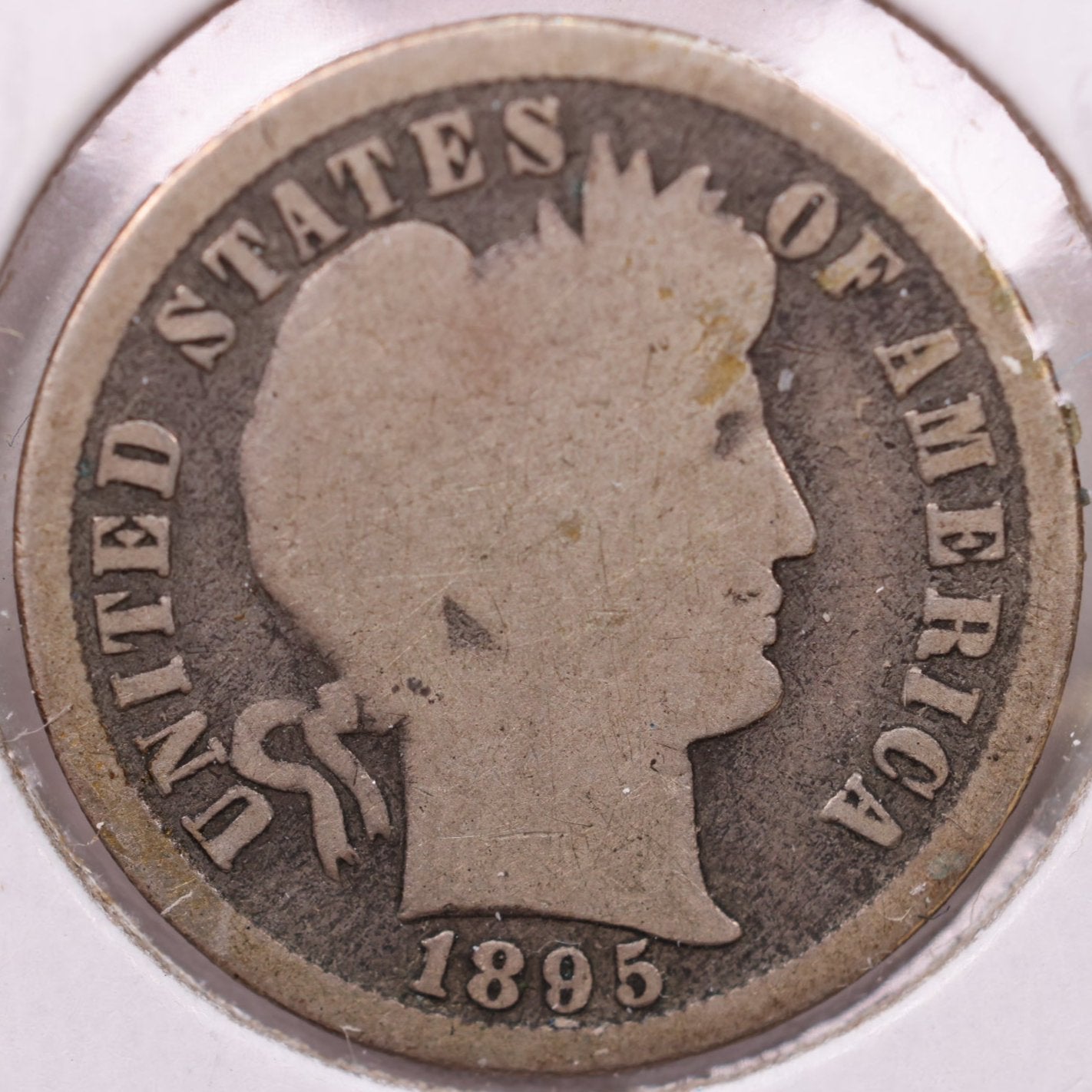 1895-S Barber Silver Dime, Good Circulated Coin, Store Sale #d895S04