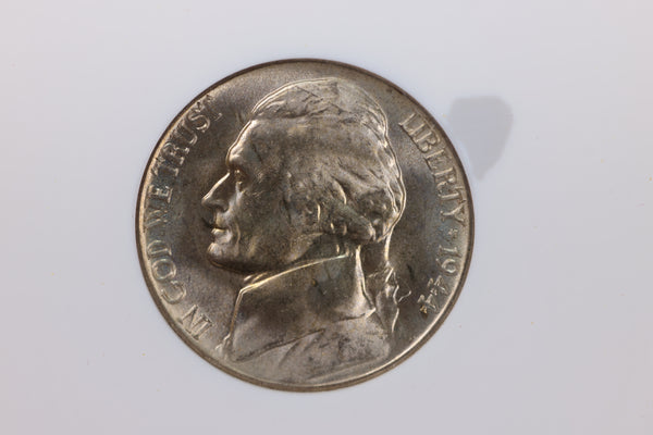 1944-D Silver Jefferson Nickel, NGC Certified MS-66. Store #23062308