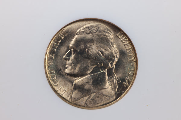 1944-S Silver Jefferson Nickel, NGC Certified MS-66. Store #23062309