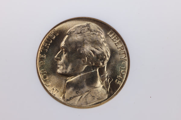 1945-D Silver Jefferson Nickel, NGC Certified MS-66. Store #23062312