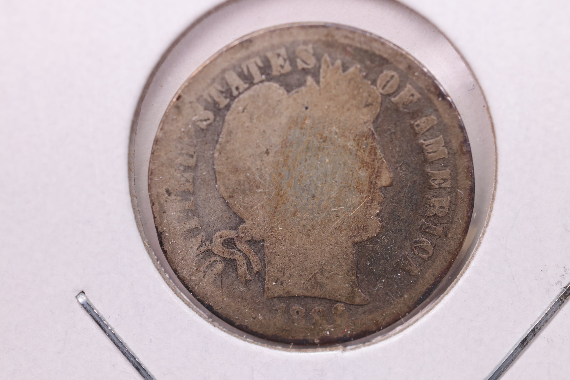1896 Barber Silver Dime., Good., Store Sale #19268