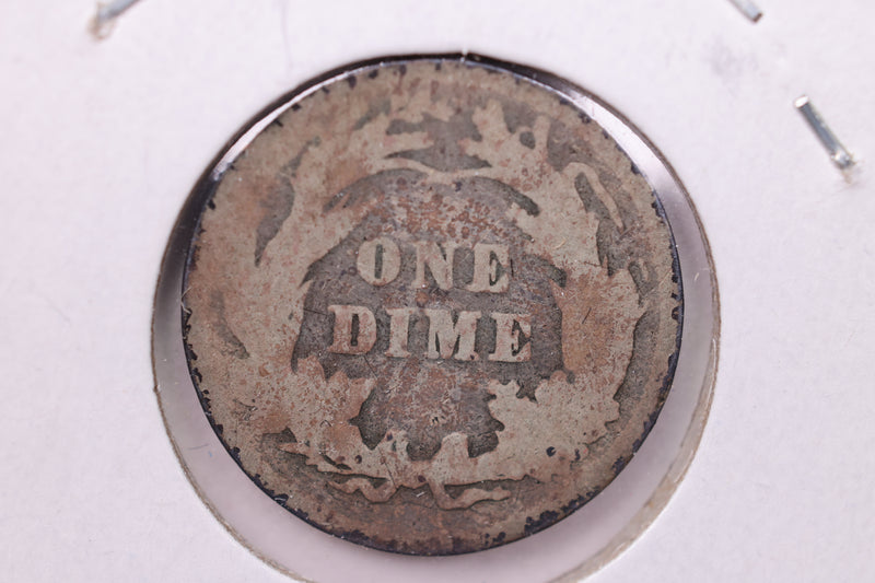 1892 Barber Silver Dime, Affordable Circulated Coin,  Store