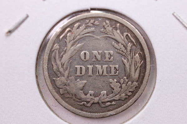 1897 Barber Silver Dime, Affordable Circulated Coin,  Store #13092