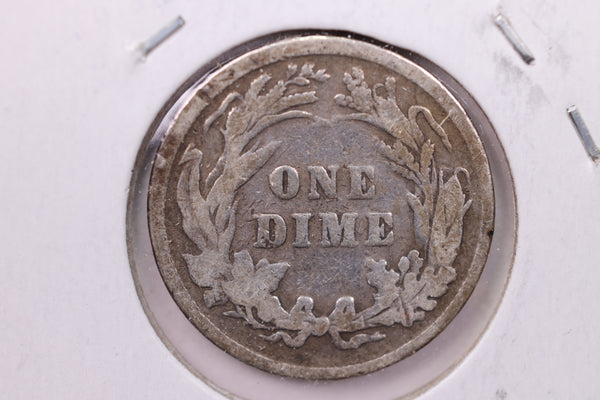 1898 Barber Silver Dime, Affordable Circulated Coin,  Store #13095