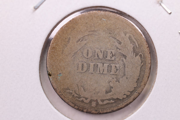 1902 Barber Silver Dime, Affordable Circulated Coin,  Store #13107