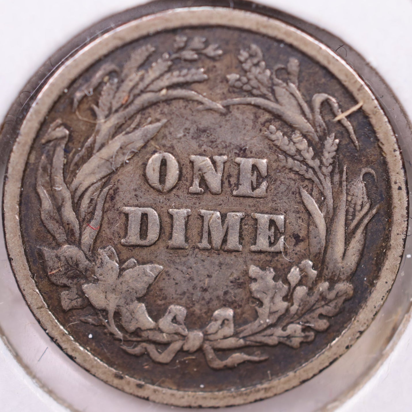 1898 Barber Dime, Very Good Circulated Coin, Store #19298