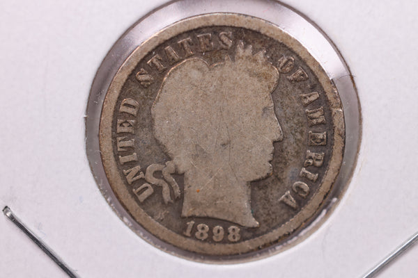 1904-S Barber Silver Dime, Affordable Circulated Coin,  Store #13114