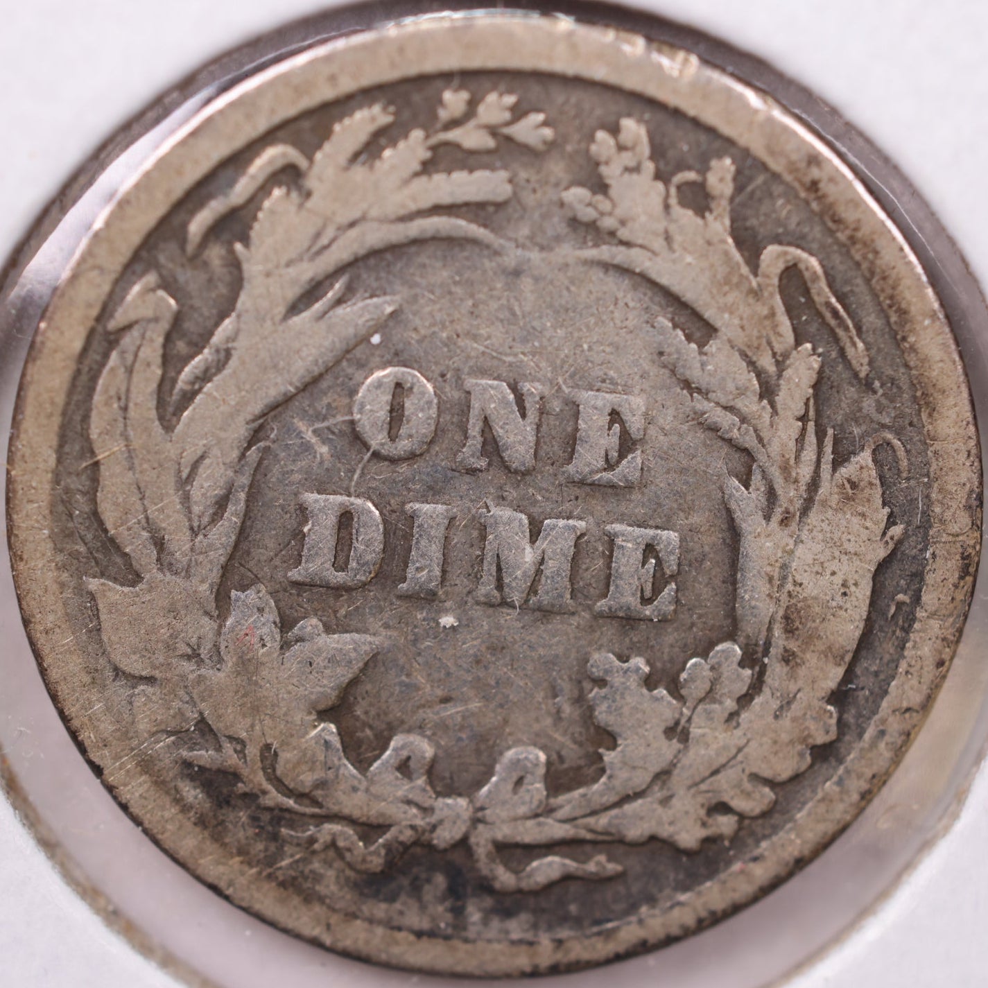 1898 Barber Dime, Good Circulated Coin, Store #19302