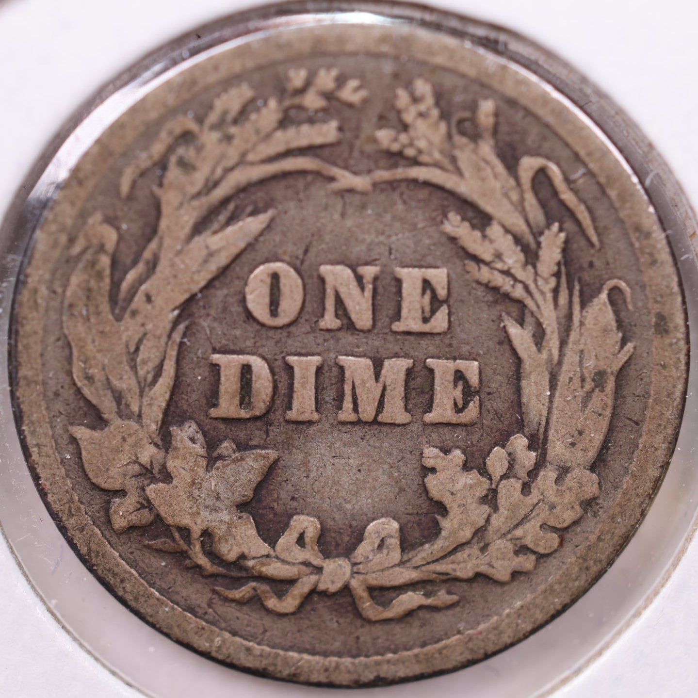 1898 Barber Dime, Good Circulated Coin, Store #19304