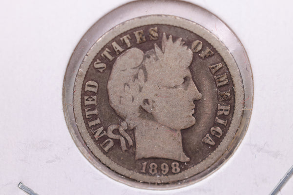 1906-S Barber Silver Dime, Affordable Circulated Coin,  Store #13121