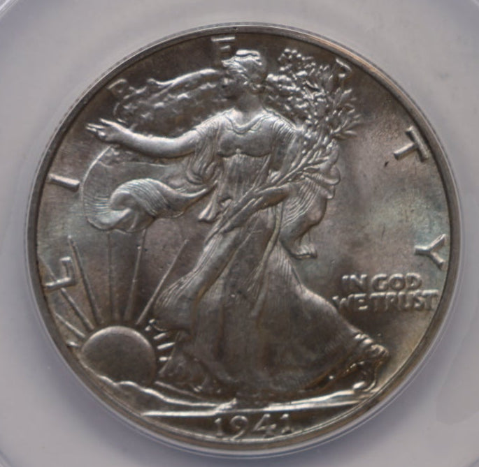 1941 Walking LIberty Silver Half Dollar, ANACS MS-62, Store. #HR392