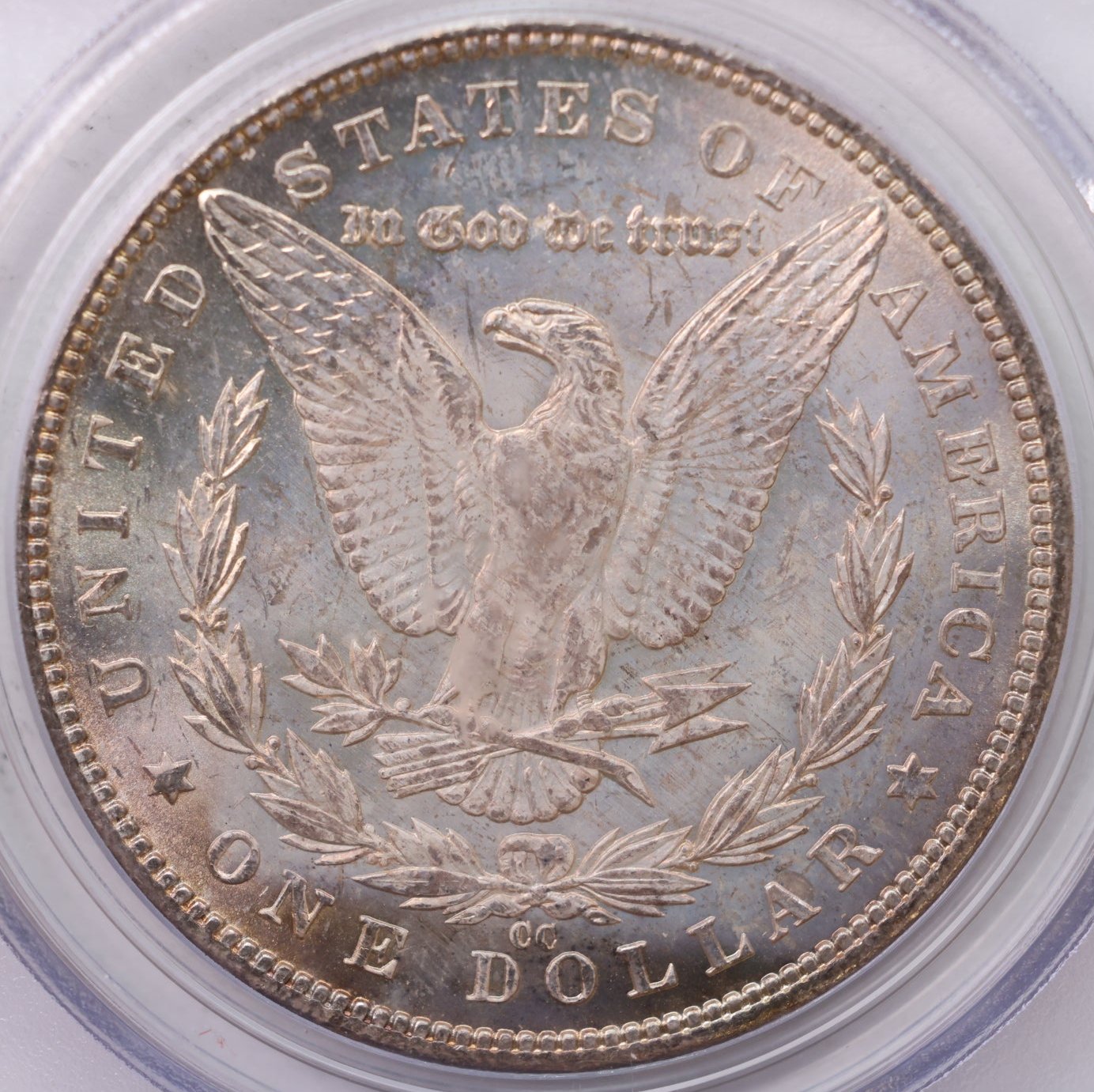 1890-CC Morgan Silver Dollar., PCGS Certified MS-63., Store #GM003