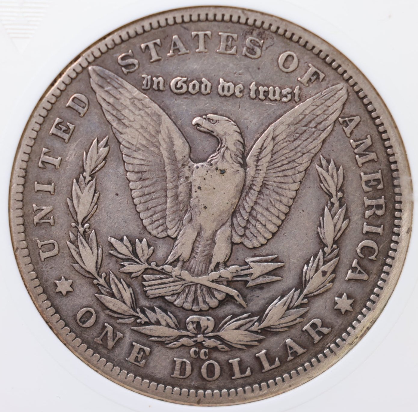 1889-CC Morgan Silver Dollar., ANACS Certified, EF-40., Store #GM010