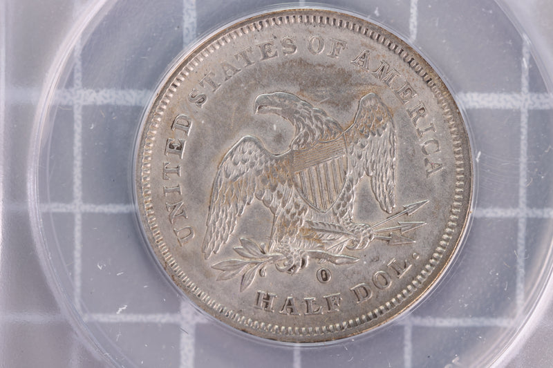 1840-O Liberty Seated Half Dollar, ANACS AU-55. Store