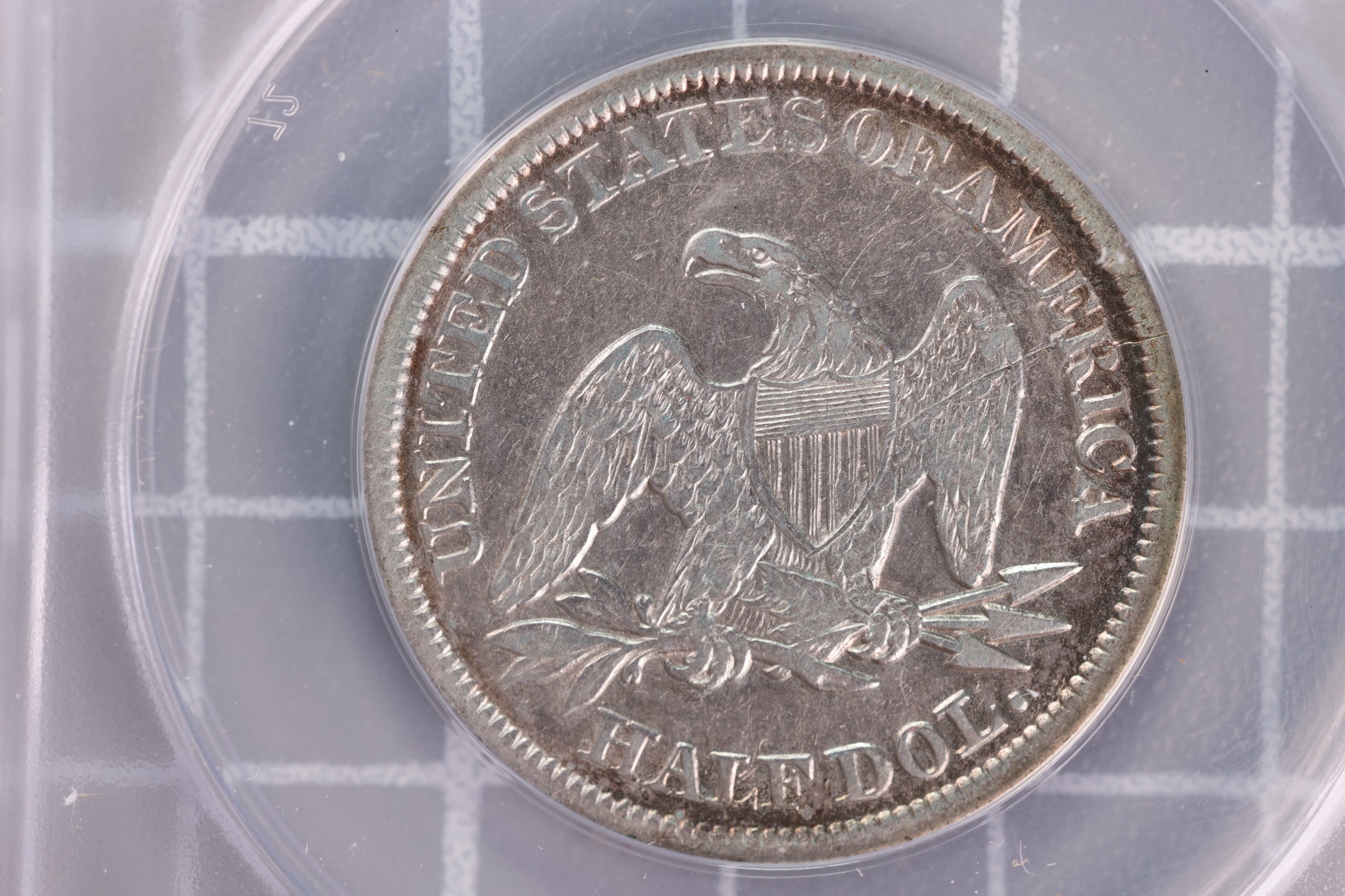 1845 Liberty Seated Half Dollar, ANACS EF-40. Store #23070208