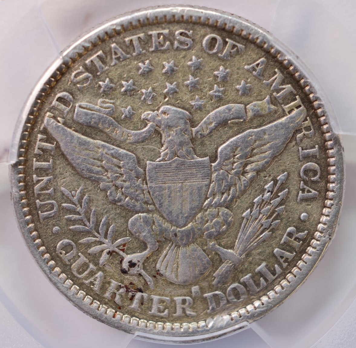 1896-S Barber Silver Quarter., PCGS VF Details., Store #GBQ001