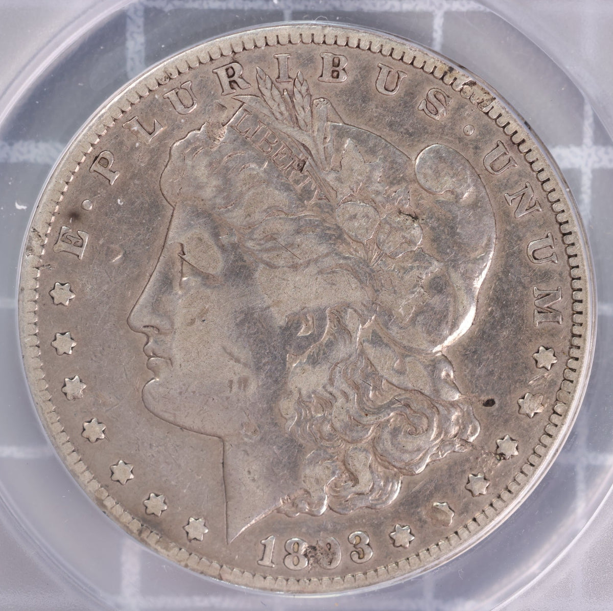 1893-CC Morgan Silver Dollar, ANACS "Genuine" Holder. Store Sale #DR0589.