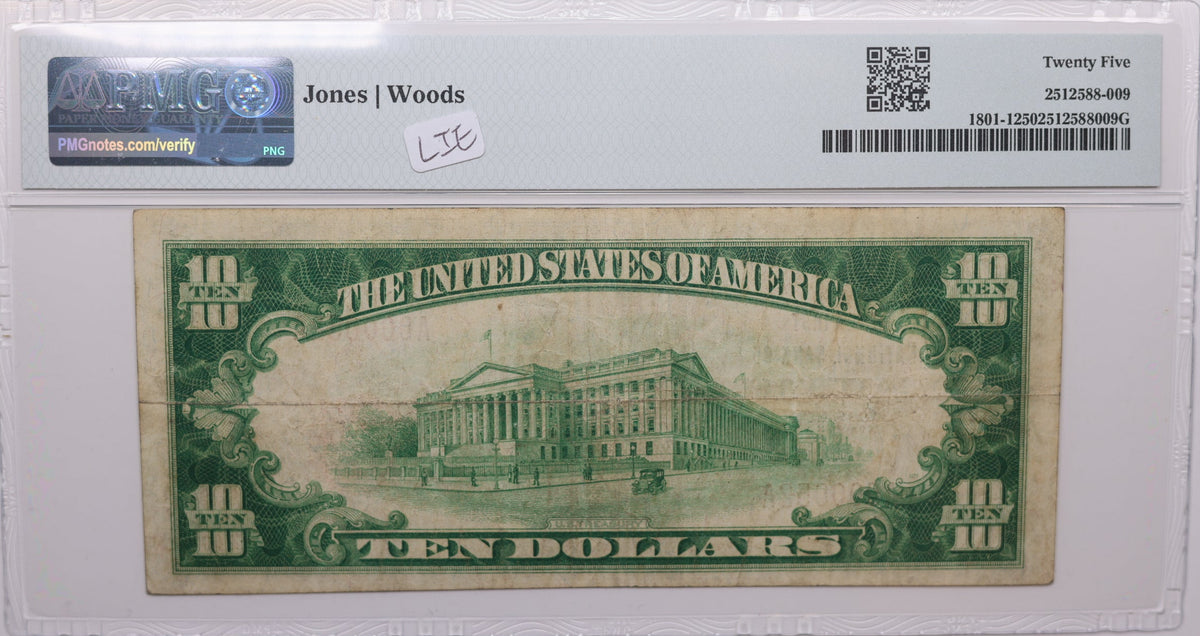 1929 $10, Platteville, Wisconsin, National Currency, CH#4650. PMG VF-25, Store#NBN050