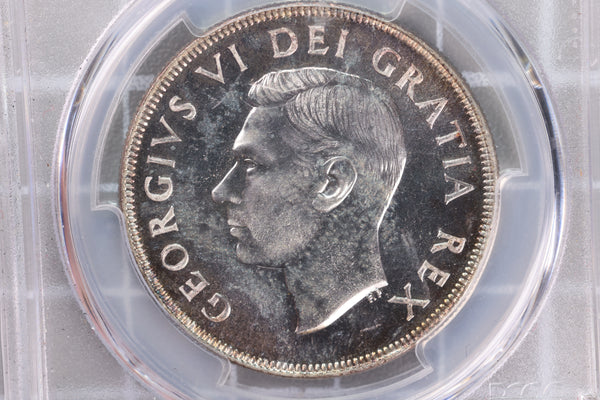 1952 Canada Silver Dollar. PCGS PL-65, Rare Strike. Coin Store Sale #230710004