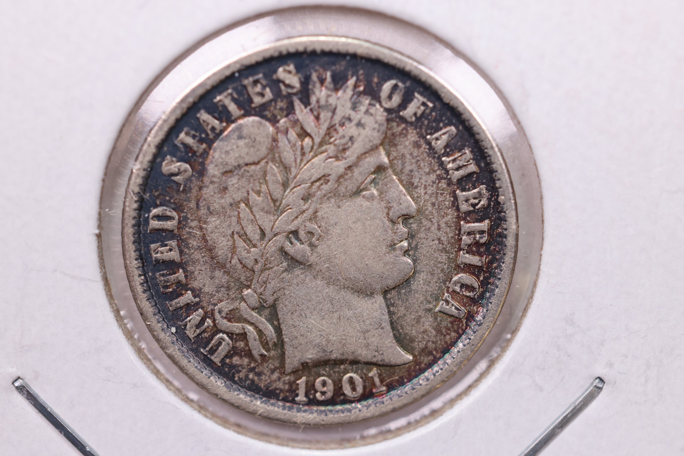 1901 Barber Silver Dime., X.F., Store Sale #19373