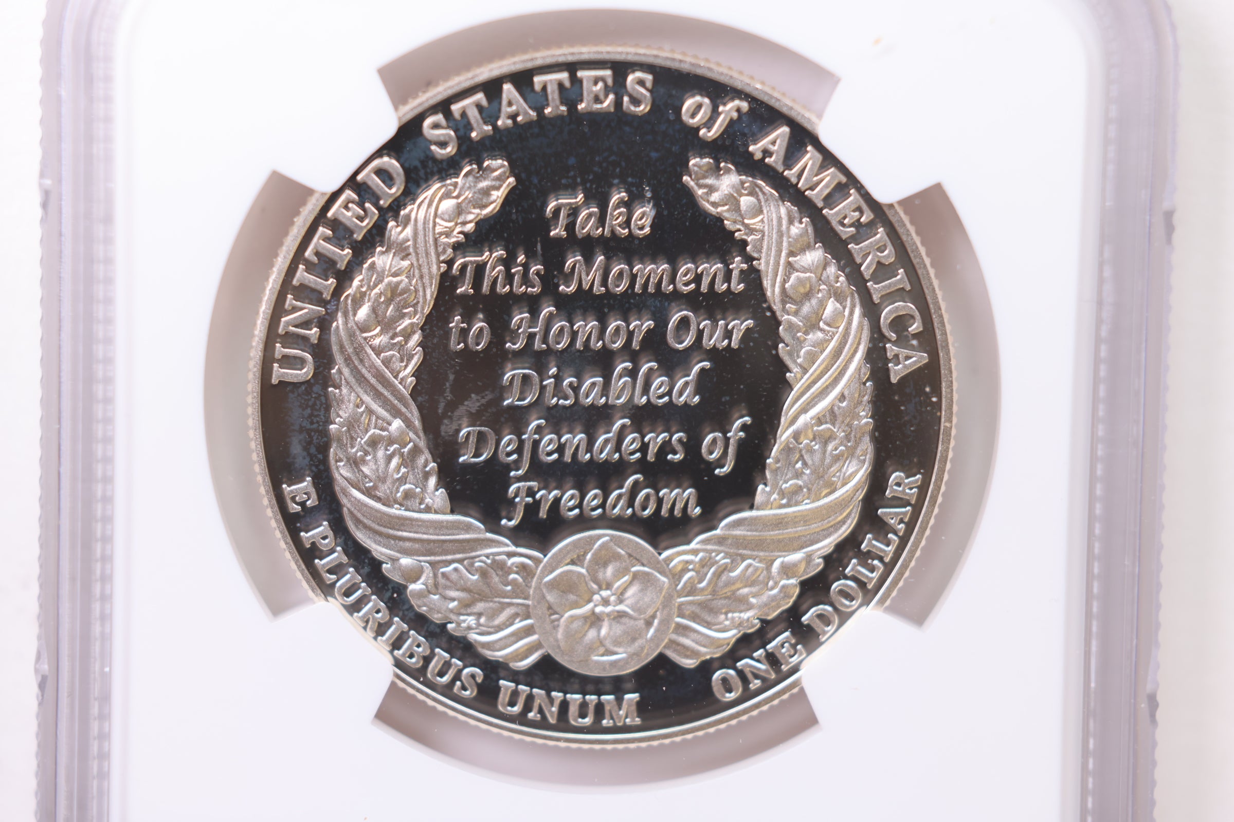 2010-W $1 Disabled Veterans Commemorative, NGC PF-69, Store #GMC012