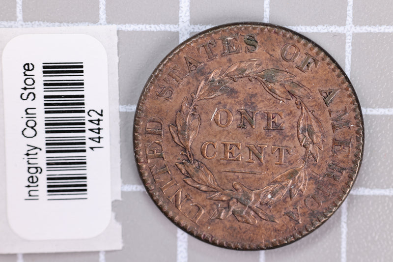 1822 Large Cent, Affordable Circulated Coin, Store Sale
