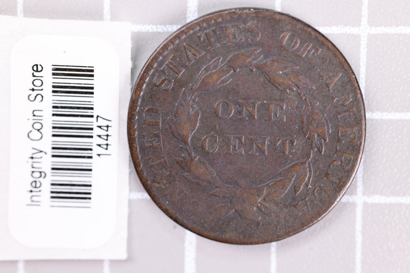 1824 Large Cent, Affordable Circulated Coin, Store Sale