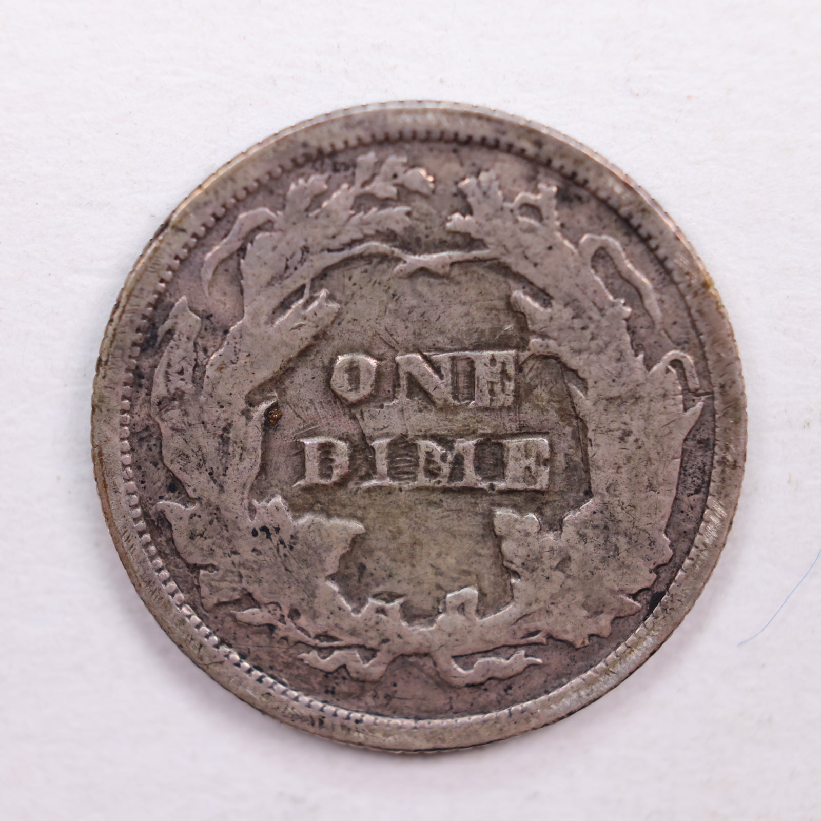 1864 Seated Liberty Dime., Very Fine Circulated Coin., Store Sale #DE0369.