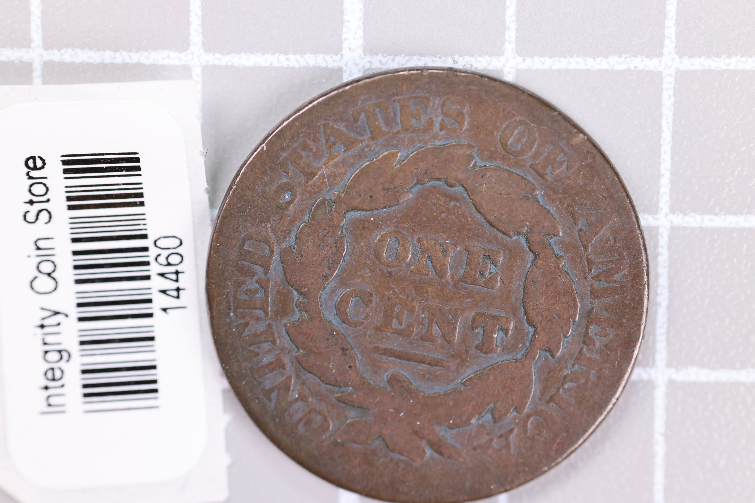 1827 Large Cent, Affordable Circulated Coin, Store Sale #14460