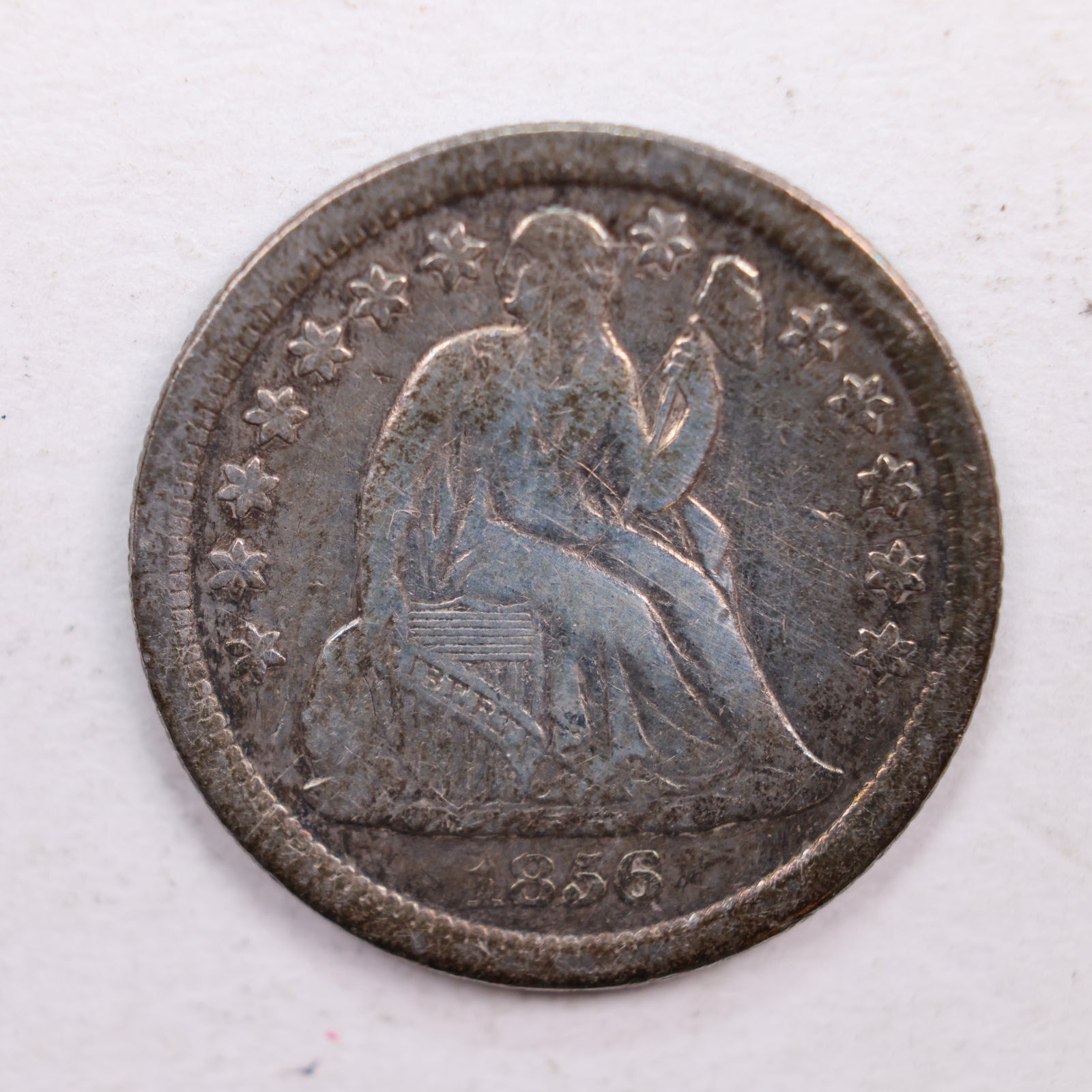 1856-O Seated Liberty Dime., Very Fine Circulated Coin., Store Sale #DE0375.