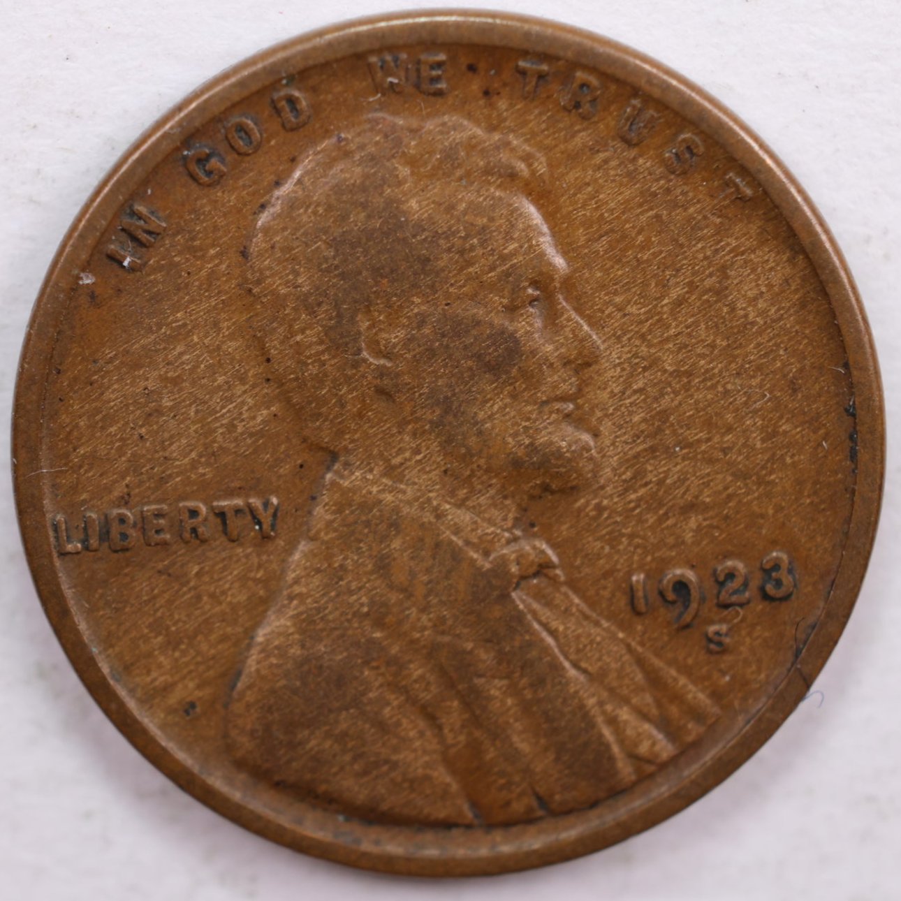 1923-S Lincoln Cent, Extra Fine Circulated Coin, Store #CT0066
