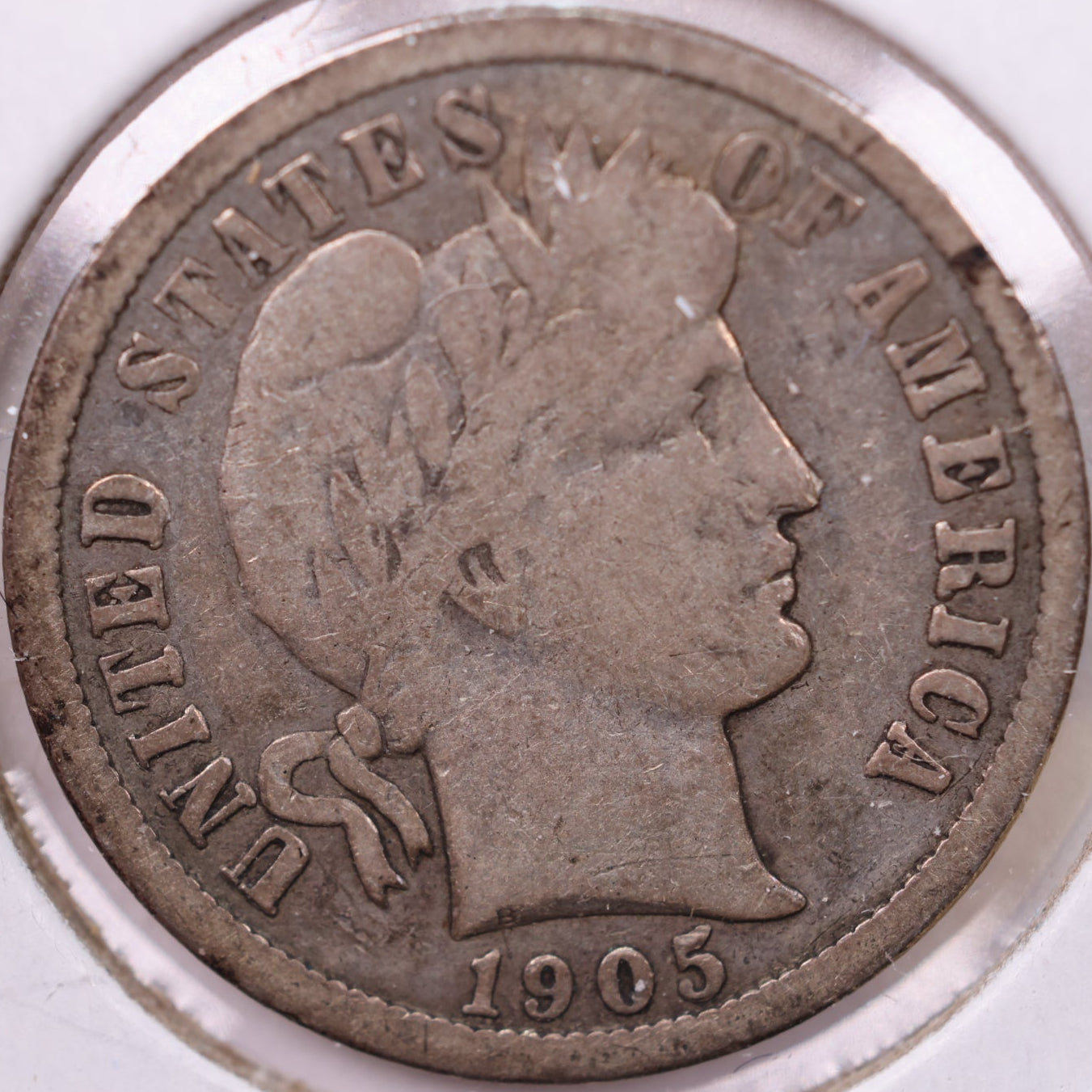 1905 Barber Dime, Very Good, Store #19452