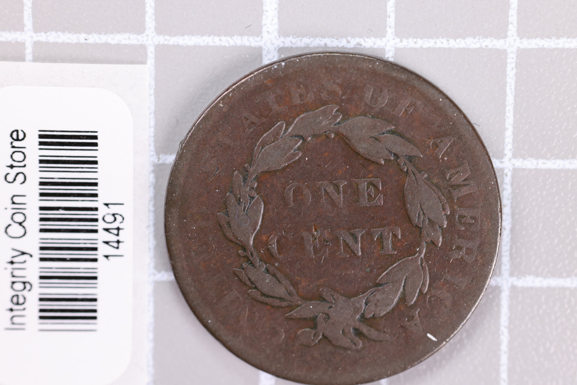 1834 Large Cent, Affordable Circulated Coin, Store Sale #14491