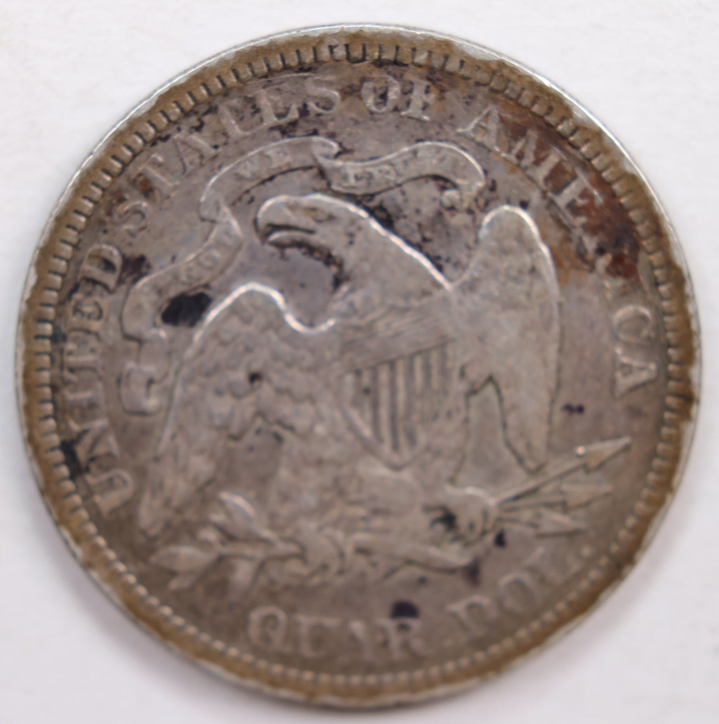 1878 Seated Liberty Quarter., Very Fine Circulated Silver Coin., Store #QR525.