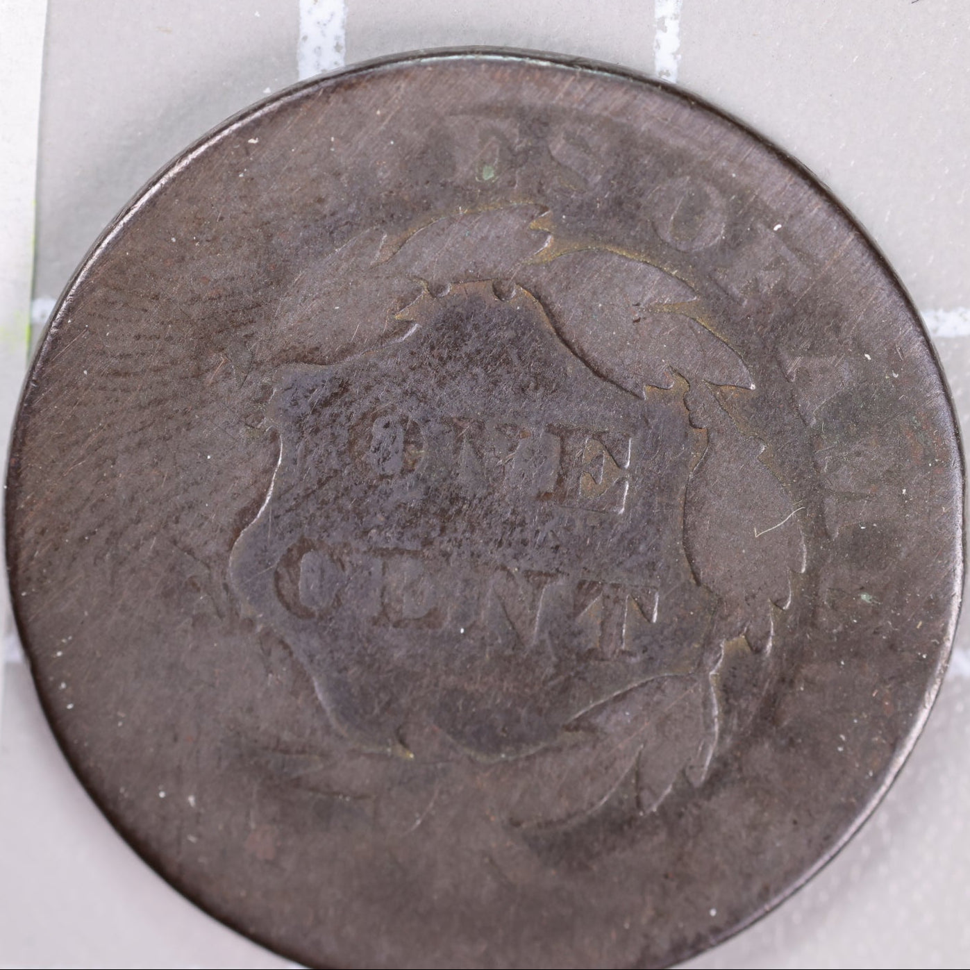1835 Coronet Head Large Cent, About Good Circulated Coin, Store #14497