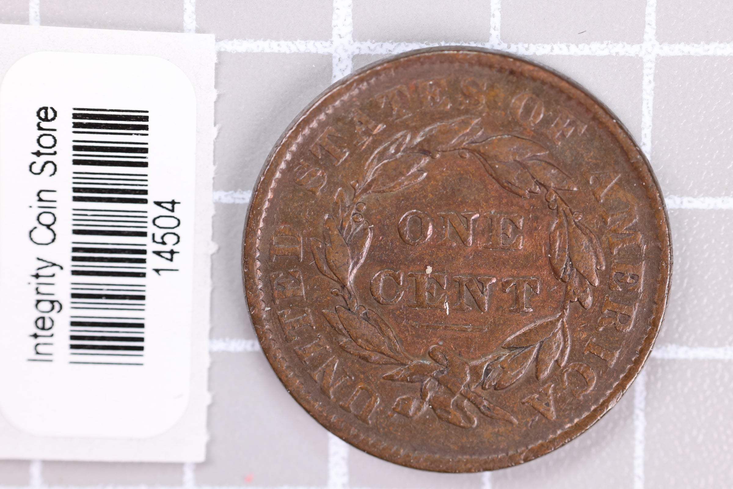 1837 Large Cent, Affordable Circulated Coin, Store Sale #14504