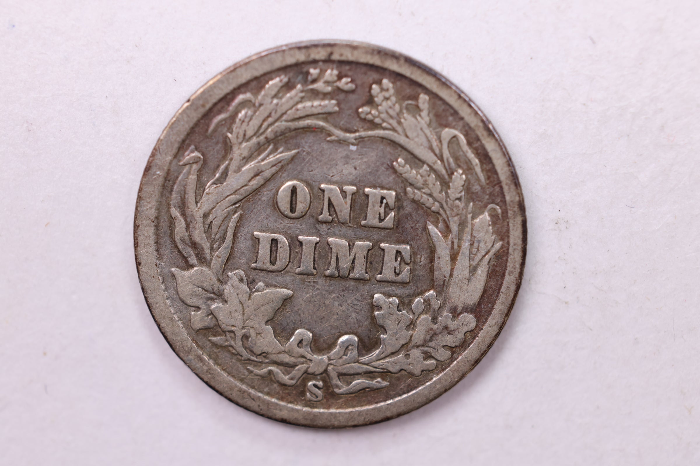 1905-S Barber Silver Dime., V.G., Store Sale #19470