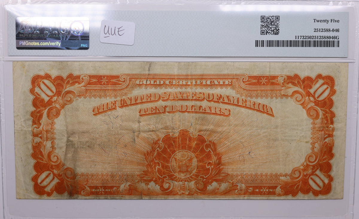 1922 $10 Gold Certificate, FR#1173 (Large S/N), PMG Very Fine-25, Store Sale #GCE005