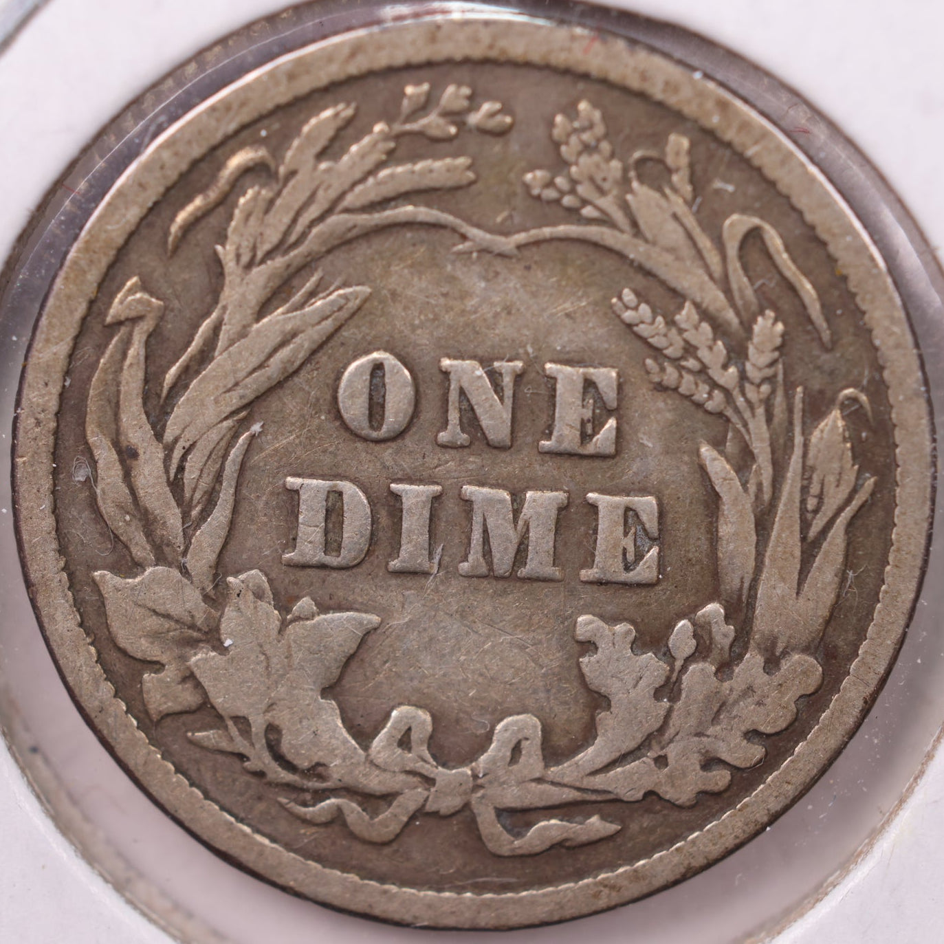 1906 Barber Dime, Very Good Circulated Coin, Store #19478